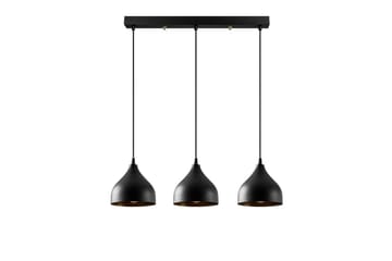 Loftlampe Thela Triple Sort - Sort - Belysning - Lamper & indendørsbelysning - Loftlampe - Pendellamper & hængelamper