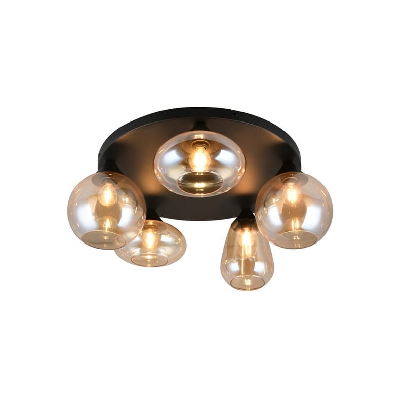 Loftlampe TRIO Lumina, 5 lamper, Rav