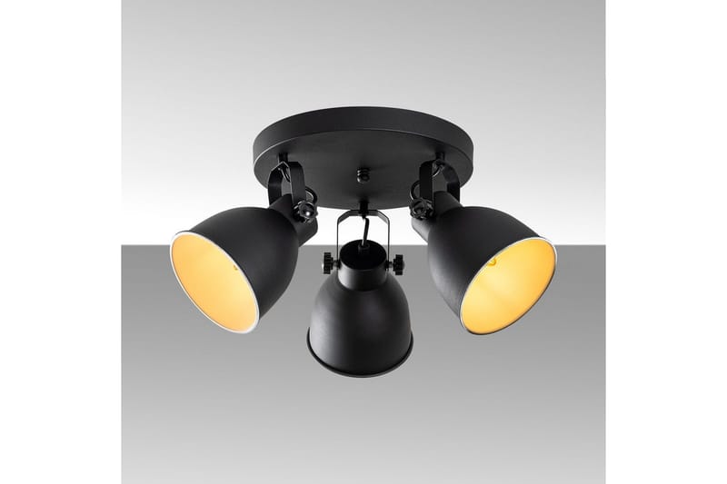 Loftlampe Tyka Sort - Sort - Belysning - Lamper & indendørsbelysning - Loftlampe - Plafond