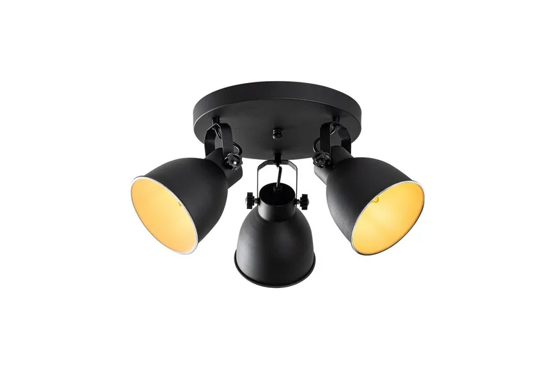 Loftlampe Tyka Sort, Sort