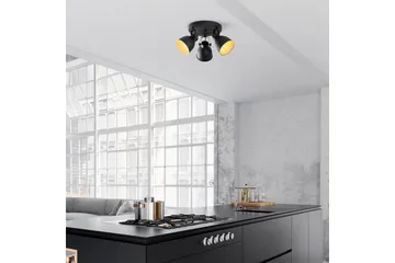 Loftlampe Tyka Sort - Sort - Belysning - Lamper & indendørsbelysning - Loftlampe - Plafond