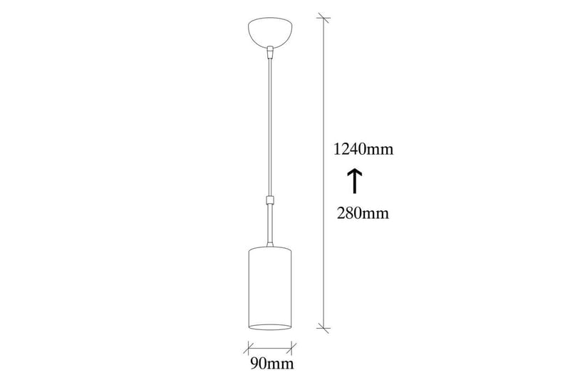 Loftlampe Tyrel Rany / Sort Enkelt stik - Enkelt stik - Belysning - Lamper & indendørsbelysning - Loftlampe - Pendellamper & hængelamper