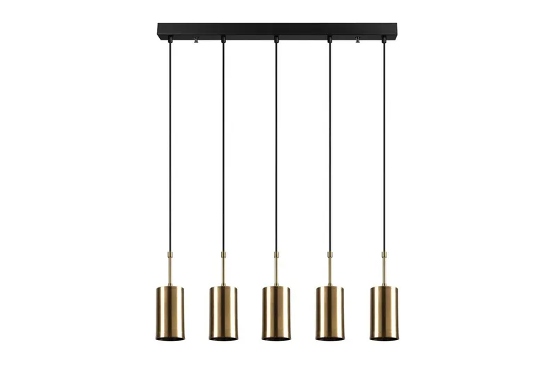 Loftlampe Tyrel Rany / Sort Fem Sokkel, Fem Sokkel