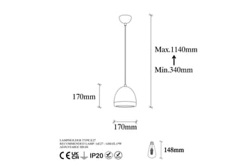 Loftlampe Venor Antracit / Rany - Antracit / Rany - Belysning - Lamper & indendørsbelysning - Loftlampe - Pendellamper & hængelamper