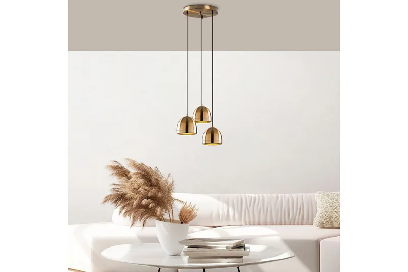 Loftlampe Venor Rund Vintage - Kobber - Belysning - Lamper & indendørsbelysning - Loftlampe - Pendellamper & hængelamper