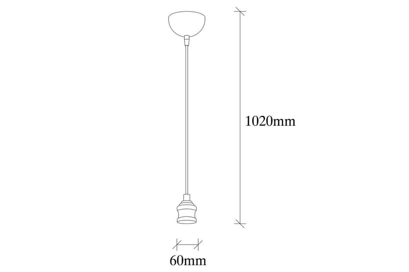 Loftlampe Vessari Vintage - Multifarvet - Belysning - Lamper & indendørsbelysning - Loftlampe - Pendellamper & hængelamper
