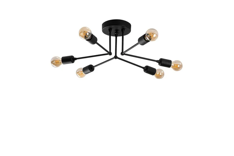 Loftlampe Vilsa Sort, Sort