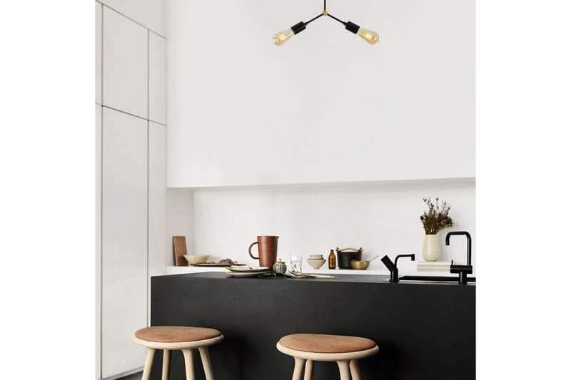 Loftlampe Vilsa Sort - Sort - Belysning - Lamper & indendørsbelysning - Loftlampe - Plafond