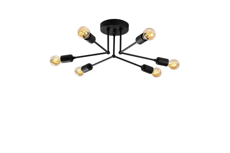 Loftlampe Vilsa Sort - Sort - Belysning - Lamper & indendørsbelysning - Loftlampe - Plafond