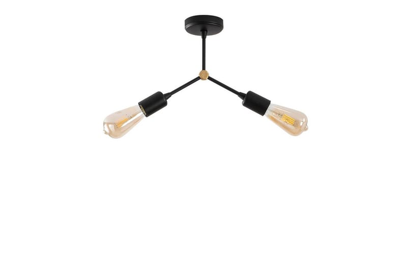 Loftlampe Vilsa Sort - Sort - Belysning - Lamper & indendørsbelysning - Loftlampe - Plafond
