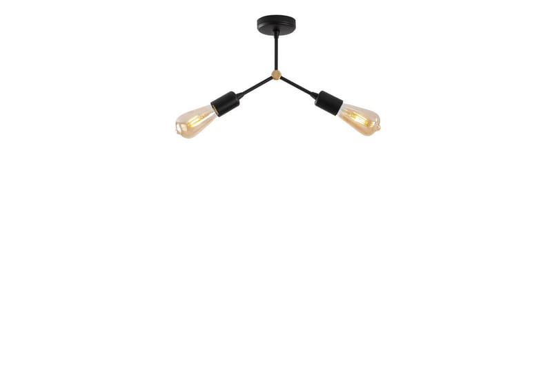 Loftlampe Vilsa Sort - Sort - Belysning - Lamper & indendørsbelysning - Loftlampe - Plafond
