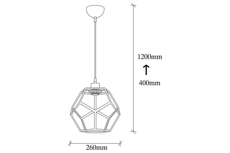 Loftlampe Voren Sort / Bronze - Bronze/Sort - Belysning - Lamper & indendørsbelysning - Loftlampe - Pendellamper & hængelamper