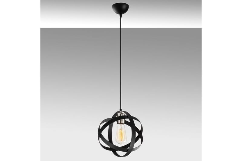 Loftlampe Voroa Sort / Nikkel - Sort / Nikkel - Belysning - Lamper & indendørsbelysning - Loftlampe - Pendellamper & hængelamper