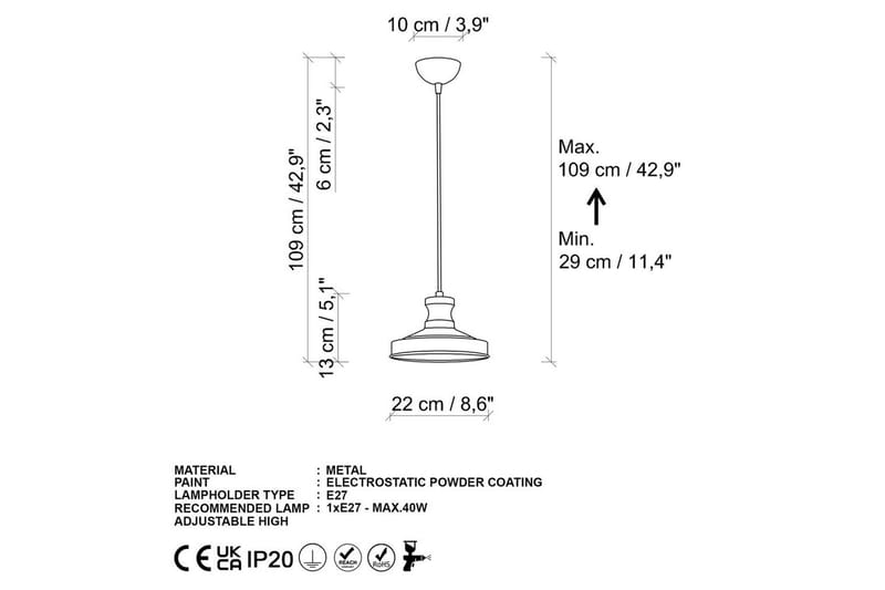 Loftlampe Westglen Rany - Guld - Belysning - Lamper & indendørsbelysning - Loftlampe - Pendellamper & hængelamper