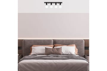 Loftlampe Wostra Sort / Hvid - Sort / Hvid - Belysning - Lamper & indendørsbelysning - Loftlampe - Plafond