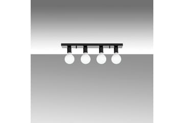 Loftlampe Wostra Sort / Hvid - Sort / Hvid - Belysning - Lamper & indendørsbelysning - Loftlampe - Plafond