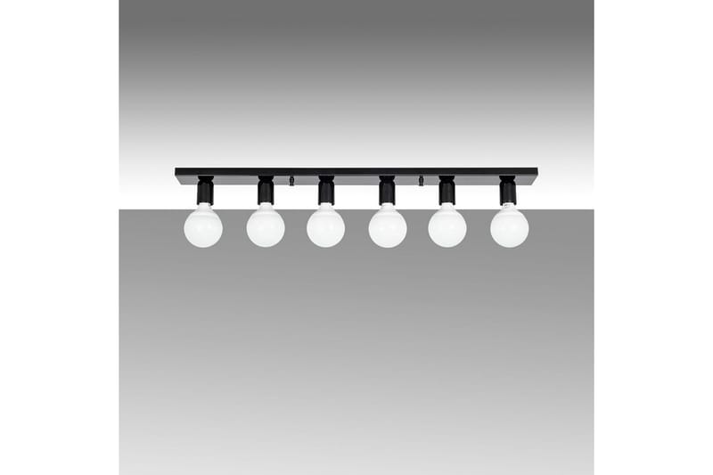 Loftlampe Wostra Stor Sort / Hvid - Sort / Hvid - Belysning - Lamper & indendørsbelysning - Loftlampe - Pendellamper & hængelamper