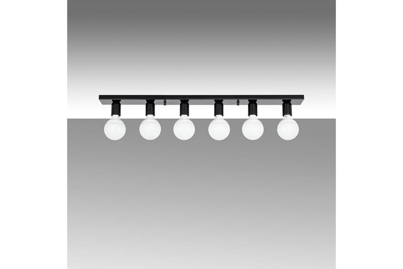 Loftlampe Wostra Stor Sort / Hvid - Sort / Hvid - Belysning - Lamper & indendørsbelysning - Loftlampe - Pendellamper & hængelamper