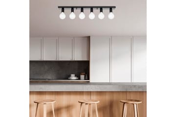 Loftlampe Wostra Stor Sort / Hvid - Sort / Hvid - Belysning - Lamper & indendørsbelysning - Loftlampe - Pendellamper & hængelamper