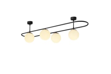 Loftlampe Wynel Sort / Hvid Firestik - Firestik - Belysning - Lamper & indendørsbelysning - Loftlampe - Pendellamper & hængelamper