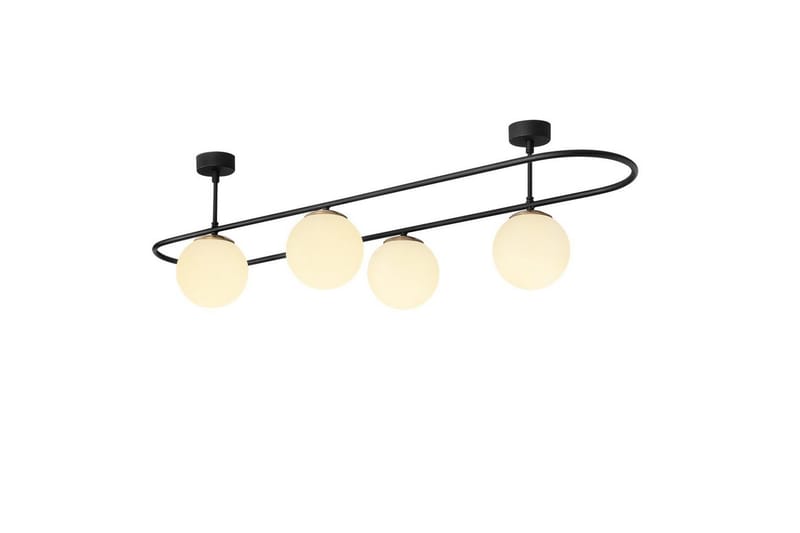 Loftlampe Wynel Sort / Hvid Firestik - Firestik - Belysning - Lamper & indendørsbelysning - Loftlampe - Pendellamper & hængelamper