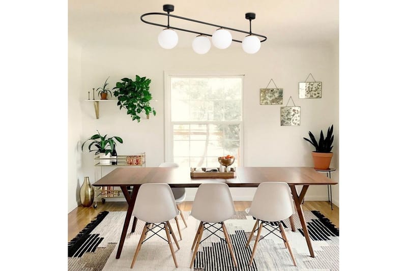 Loftlampe Wynel Sort / Hvid Firestik - Firestik - Belysning - Lamper & indendørsbelysning - Loftlampe - Pendellamper & hængelamper