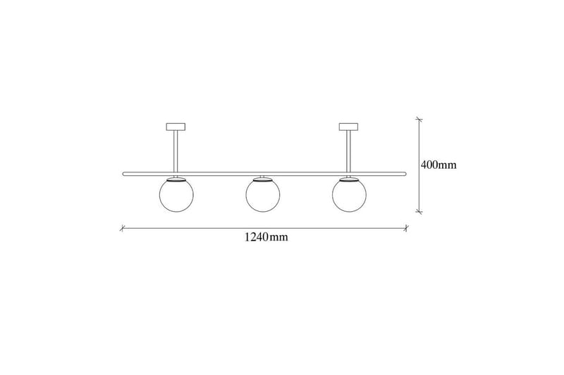 Loftlampe Wynel Sort / Hvid Firestik - Firestik - Belysning - Lamper & indendørsbelysning - Loftlampe - Pendellamper & hængelamper