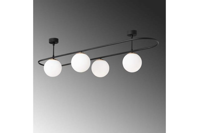 Loftlampe Wynel Sort / Hvid Firestik - Firestik - Belysning - Lamper & indendørsbelysning - Loftlampe - Pendellamper & hængelamper