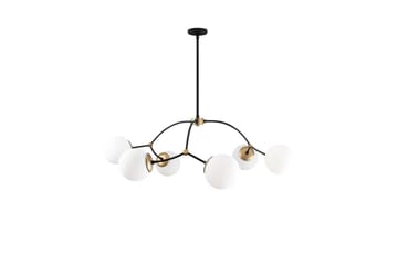 Loftlampe Yenda Hvid / Sort - Sort/Hvid - Belysning - Lamper & indendørsbelysning - Loftlampe - Pendellamper & hængelamper