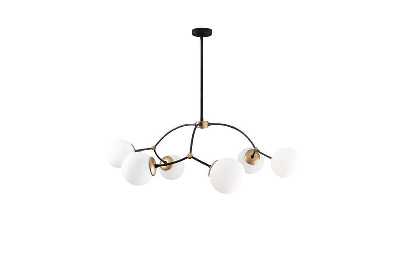 Loftlampe Yenda Hvid / Sort - Sort/Hvid - Belysning - Lamper & indendørsbelysning - Loftlampe - Pendellamper & hængelamper