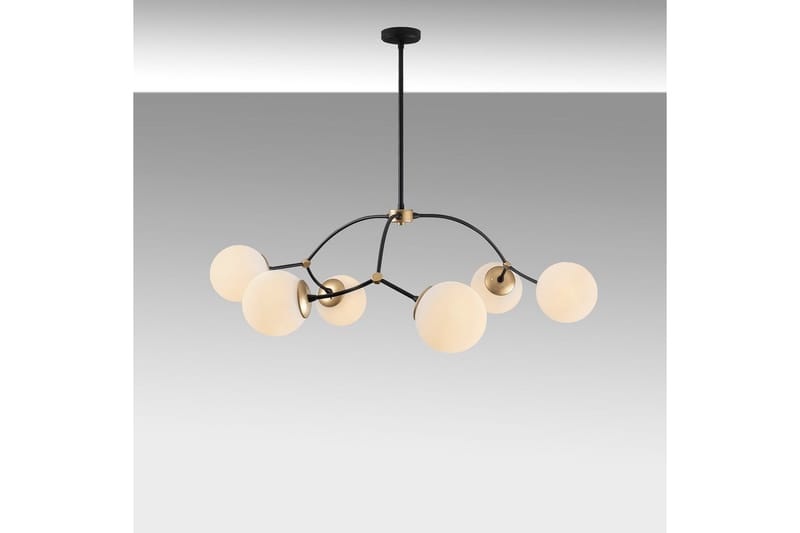 Loftlampe Yenda Hvid / Sort - Sort/Hvid - Belysning - Lamper & indendørsbelysning - Loftlampe - Pendellamper & hængelamper