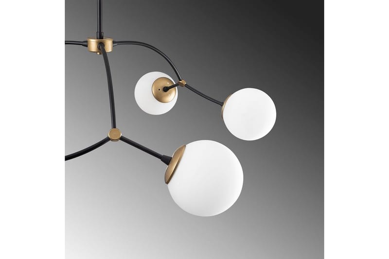 Loftlampe Yenda Hvid / Sort - Sort/Hvid - Belysning - Lamper & indendørsbelysning - Loftlampe - Pendellamper & hængelamper