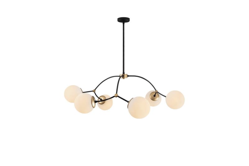 Loftlampe Yenda Hvid / Sort - Sort/Hvid - Belysning - Lamper & indendørsbelysning - Loftlampe - Pendellamper & hængelamper