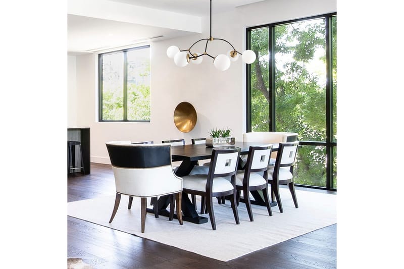 Loftlampe Yenda Hvid / Sort - Sort/Hvid - Belysning - Lamper & indendørsbelysning - Loftlampe - Pendellamper & hængelamper