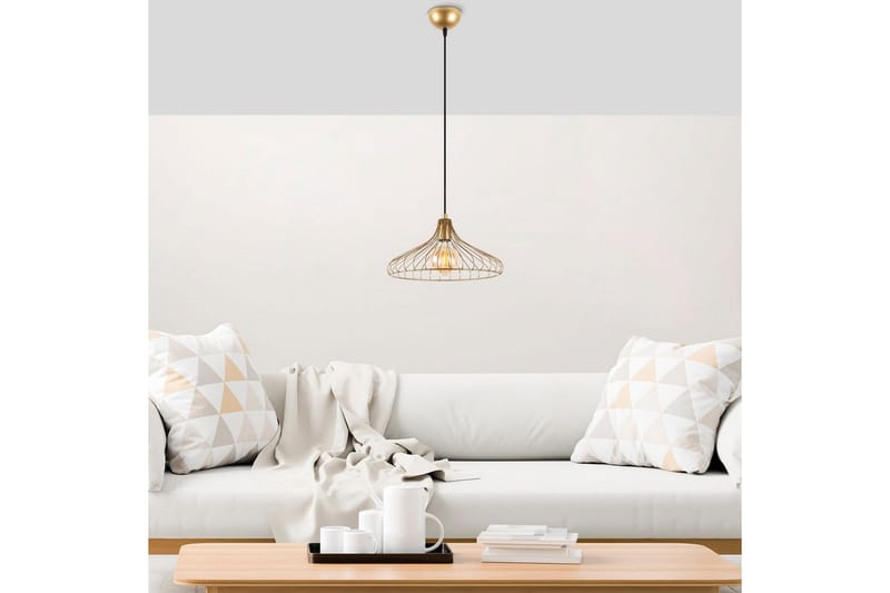 Loftlampe Zairon Skinnende guld - Skinnende guld - Belysning - Lamper & indendørsbelysning - Loftlampe - Pendellamper & hængelamper