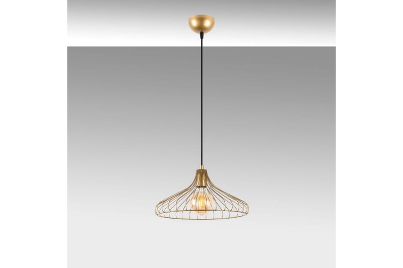 Loftlampe Zairon Skinnende guld - Skinnende guld - Belysning - Lamper & indendørsbelysning - Loftlampe - Pendellamper & hængelamper