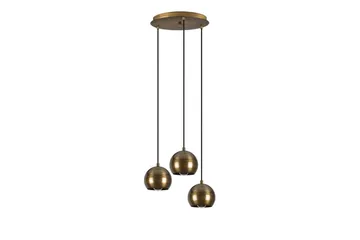 Loftlampe Zana Vintage Kugle Tre - Guld - Belysning - Lamper & indendørsbelysning - Loftlampe - Pendellamper & hængelamper