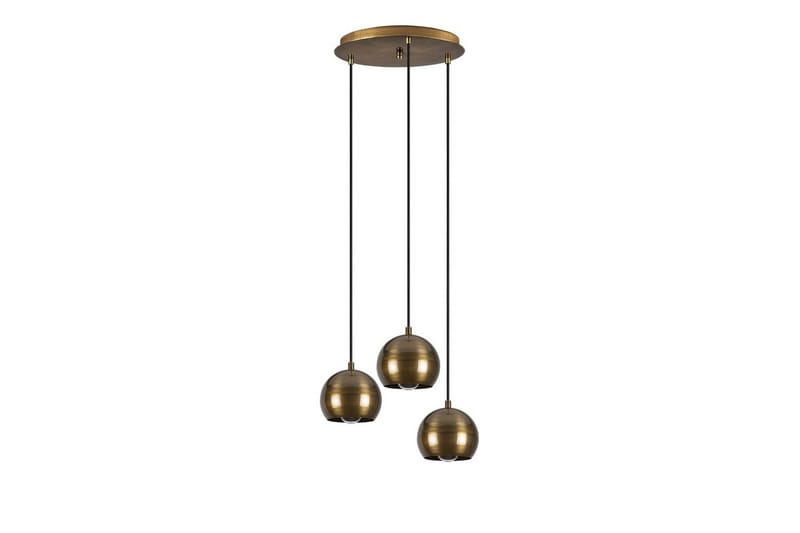 Loftlampe Zana Vintage Kugle Tre - Guld - Belysning - Lamper & indendørsbelysning - Loftlampe - Pendellamper & hængelamper