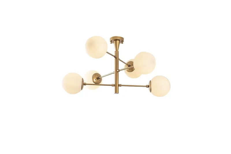 Loftlampe Zurelle Rany, Guld