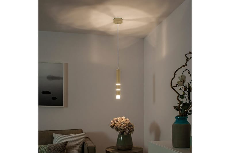 Loftlampe Pure Vega - 12x120x12 cm, Messing Mat - Belysning - Lamper & indendørsbelysning - Loftlampe - Pendellamper & hængelamper