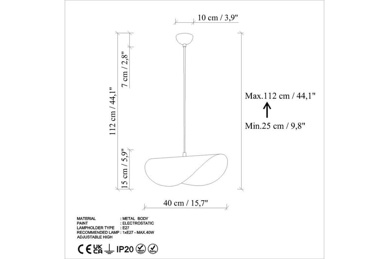 Loftlampe Pelyn Mint - Mint - Belysning - Lamper & indendørsbelysning - Loftlampe - Pendellamper & hængelamper