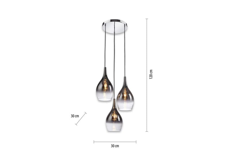 Loftlampe Pilua - 43x120x43 cm - Belysning - Lamper & indendørsbelysning - Loftlampe - Pendellamper & hængelamper