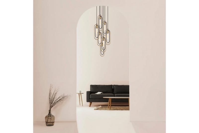 Loftlampe Pindor Thre Sort / Rany - Sort - Belysning - Lamper & indendørsbelysning - Loftlampe - Pendellamper & hængelamper