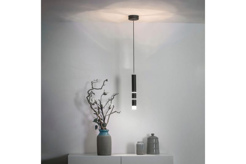 Loftlampe Pure Vega - 12x120x12 cm, Sort - Belysning - Lamper & indendørsbelysning - Loftlampe - Pendellamper & hængelamper