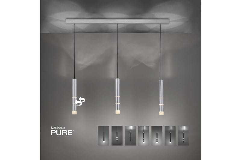 Loftlampe Pure Vega - 5x120x120 cm, Aluminium - Belysning - Lamper & indendørsbelysning - Loftlampe - Pendellamper & hængelamper