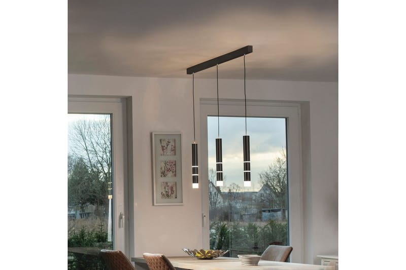 Loftlampe Pure Vega - 5x120x120 cm, Sort - Belysning - Lamper & indendørsbelysning - Loftlampe - Pendellamper & hængelamper