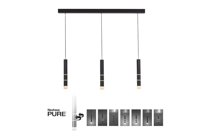 Loftlampe Pure Vega - 5x120x120 cm, Sort - Belysning - Lamper & indendørsbelysning - Loftlampe - Pendellamper & hængelamper