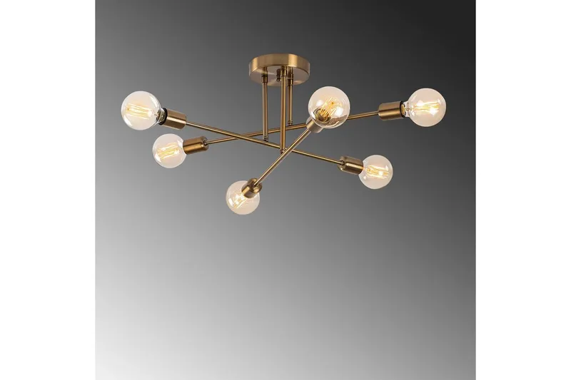 Loftlampe Pareek Kobber - Guld - Belysning - Lamper & indendørsbelysning - Loftlampe - Plafond