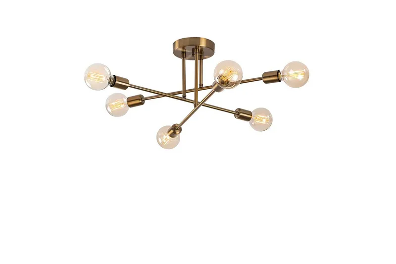 Loftlampe Pareek Kobber - Guld - Belysning - Lamper & indendørsbelysning - Loftlampe - Plafond