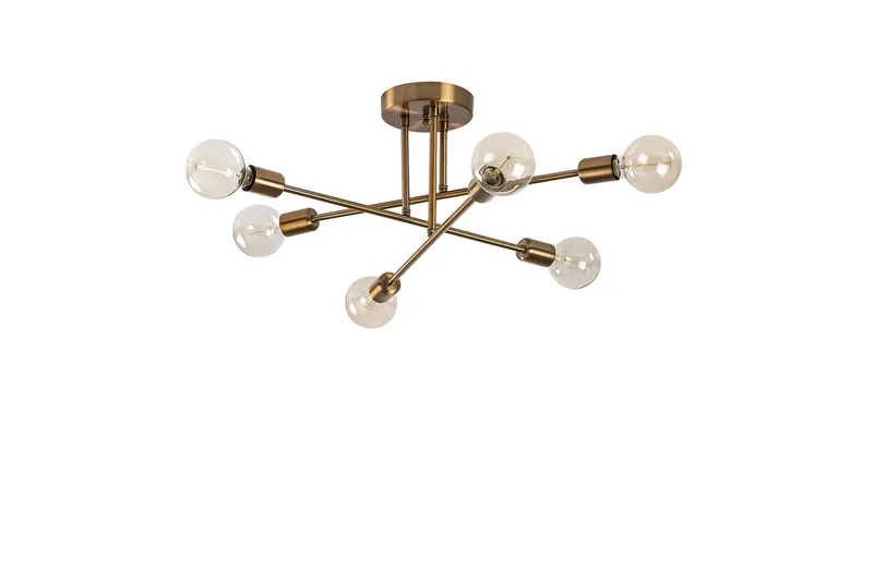 Loftlampe Pareek Kobber - Guld - Belysning - Lamper & indendørsbelysning - Loftlampe - Plafond